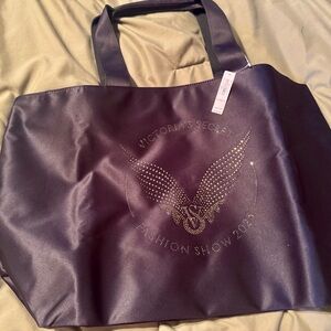 Victoria's Secret Shimmering Black Tote Bag